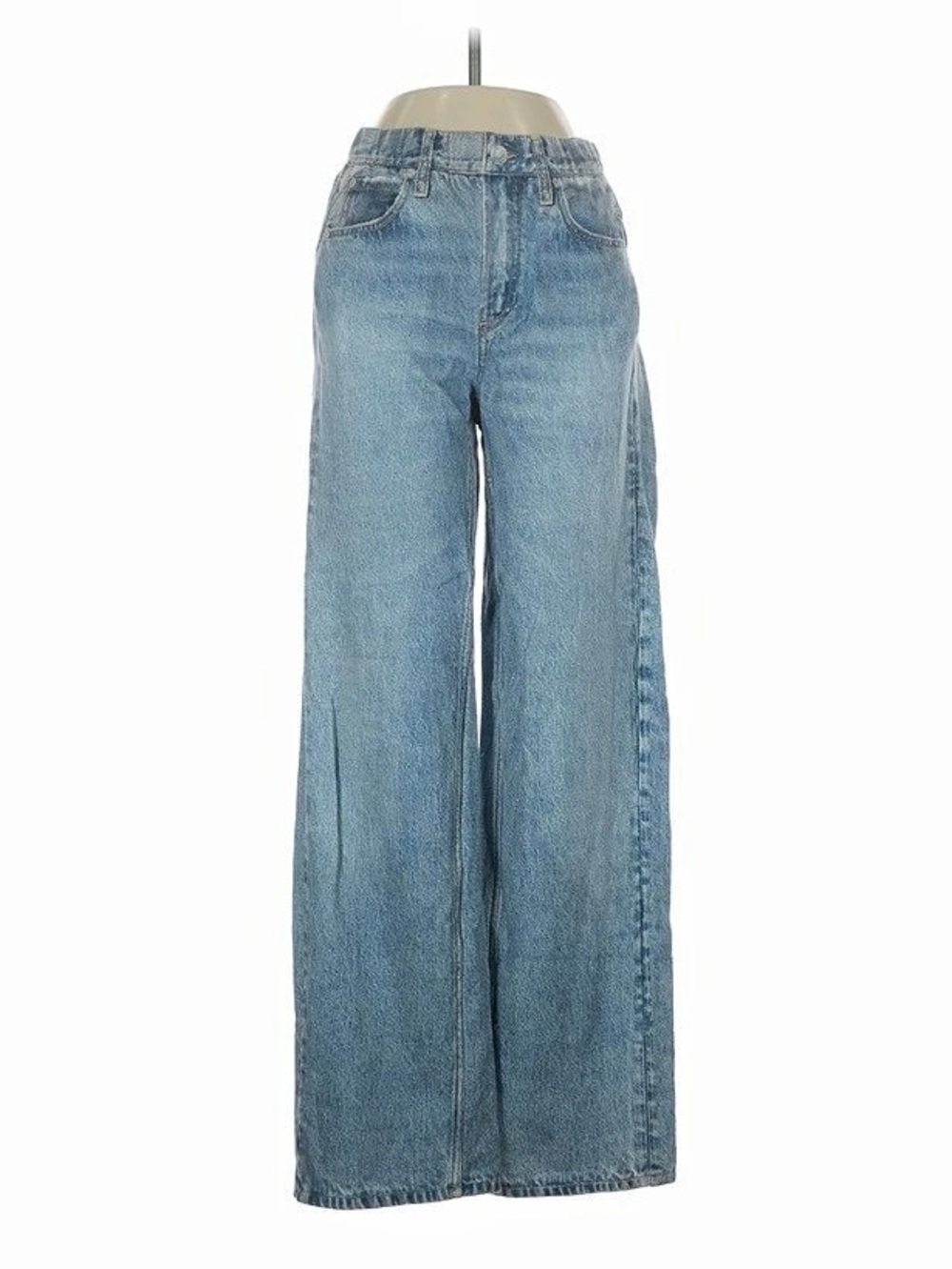 rag & bone sweatpants Miramar Wide Leg Jeans Blue XS Tall